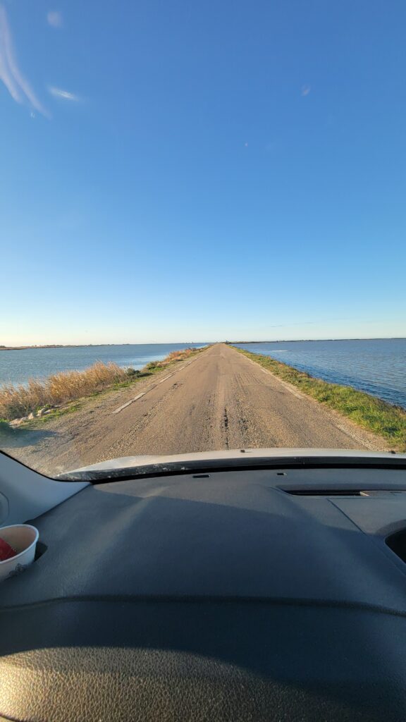 van aventure direction la camargue